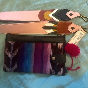 Nena and Co Everything Clutch and New Pink H&S Sunrise Strap
